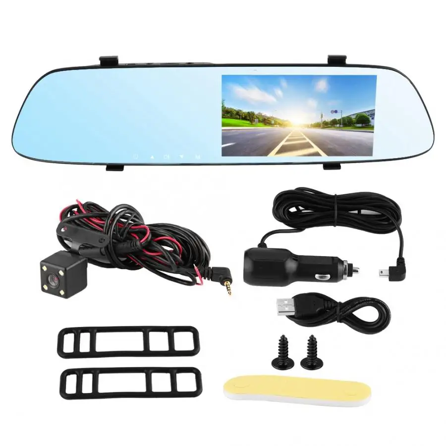 

DVR Camera 5inch IPS Touch Screen Car DVR Driving Recorder Dash Cam Rearview Mirror Camera Video Recorder car accessories