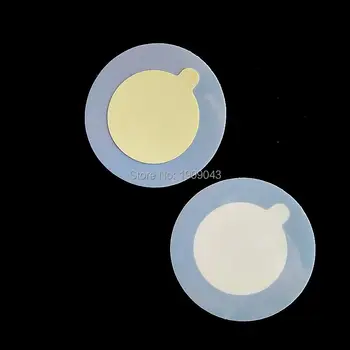 

1200PCS New Disposable Eyelash Glue Pallet Yellow Color for Easy Helpful Eyelash Extension Glue Pads Stand on Eyelash Jade Stone