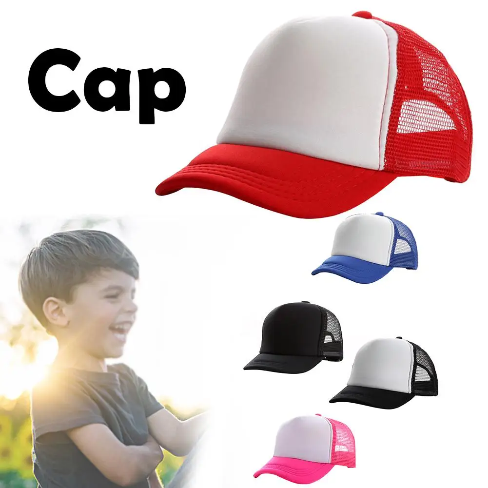 Сетчатая Кепка детские для тенниса s модная детская Snapback мальчики девочки хип хоп