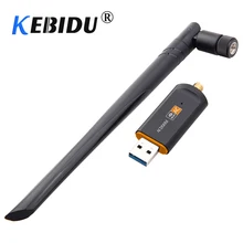 Kebidu 1200 mbps sem fio wifi usb adaptador banda dupla 2.4/5 ghz com antena 802.11ac placa de rede alta velocidade usb3.0 receptor