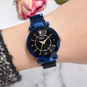 Luxury Rose Gold Women Simple Watches Minimalism Starry Sky Magnet Buckle Fashion Casual Female Wristwatch Waterproof Mesh Band
Luxury Rose Gold Women Simple Watches Minimalism Starry Sky Magnet Buckle Fashion Casual Female Wristwatch Waterproof Mesh Band