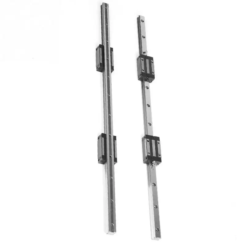 Linear Guide Rail 2pcs HGR20-1000mm Bearing Steel Rail & 1pc RM1605-1000mm Ballscrew & BF12/BK12 Kit 