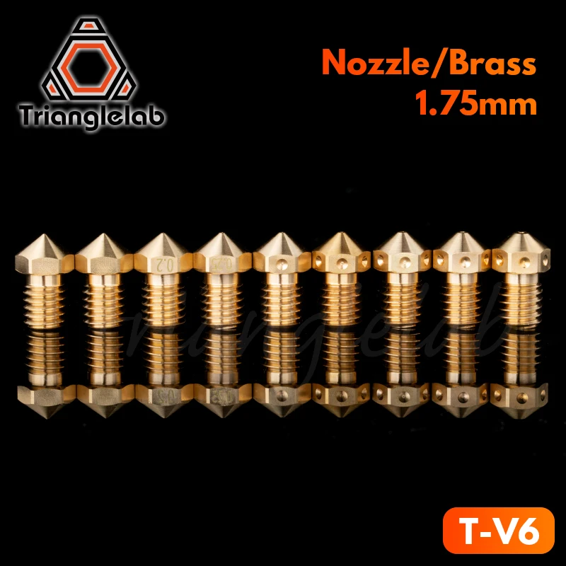 Trianglelab T V6 сопло высшего качества для 3D принтеров hotend M6 резьба E3D сопла titan
