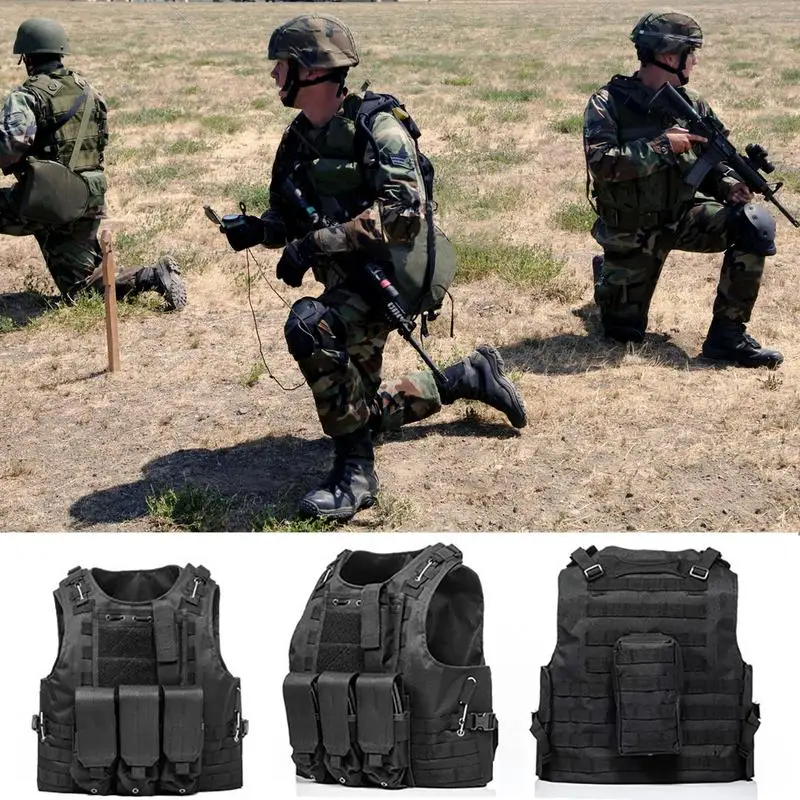 

Airsoft CS Military Tactical Vest Multi-function Special Forces Combat Strategical Vest USMC Carrier Tactical Vest Outdoor