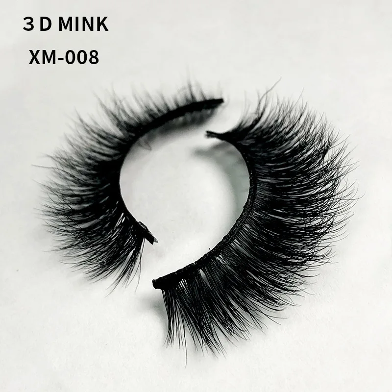 Manual 3d Mink Hair False Eyelashes Natural Long Light Nude Look Thick Fund European Make Up Messy Eyelash 08 | Красота и здоровье