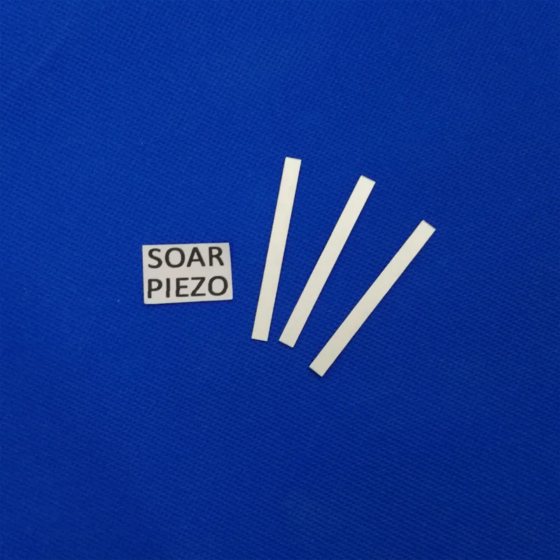 Piezoelectric Ceramic Plate Transducer 59*5*0.4 mm-PZT5 Ultrasonic Sensor Energy/Electricity harvesting Sheet Pressure Sheet