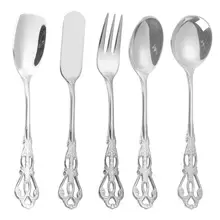 

Stainless Steel Kitchen Utensil Cutlery Butter Spatula Butter Knife Fruit Fork Spoon Cheese Dessert Jam Breakfast Tool A40