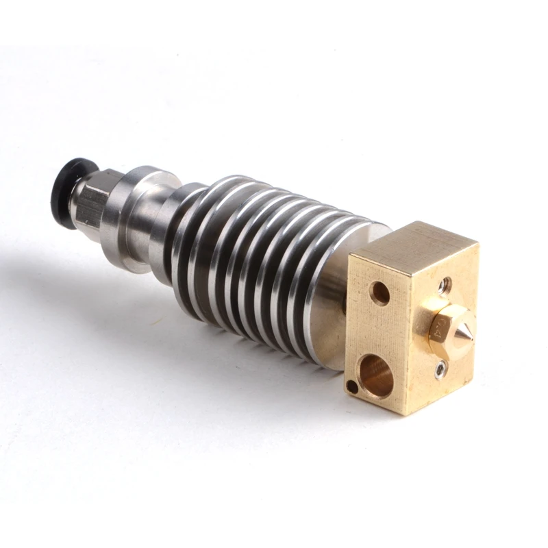 Free Shipping! 3D Printer Parts Stainless Steel E3D Lite6 Bowden Hotend Extruder Kit For Reprap 1.75mm Filament With PTFE Tupe free shipping 5pcs lot 3d printer parts stainless steel mk8 nozzle mixed sizes 0 25 0 3 0 4 0 5 0 6 0 8mm for 1 75mm filament