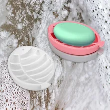 Контейнер для хранения мыла для дома в форме рыбы портативный держатель для мыла двухслойный дренаж для мыла