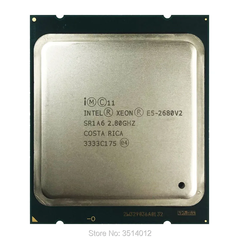 Intel Xeon E5-2680v2 E5 2680v2 E5 2680 v2 2,8 ГГц десять-ядерный Twenty ЦП 25 м 115 Вт LGA 2011