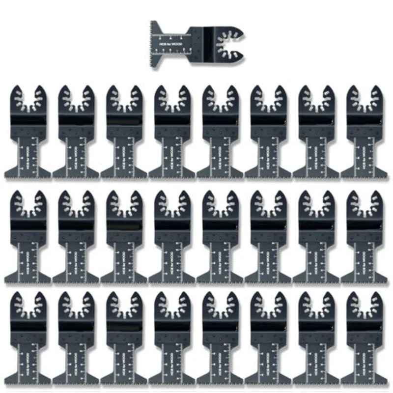 

58CrV Cutter Saw Blade 25pcs Oscillating Tool Accessories Attachment Parts Set Spare 44mm