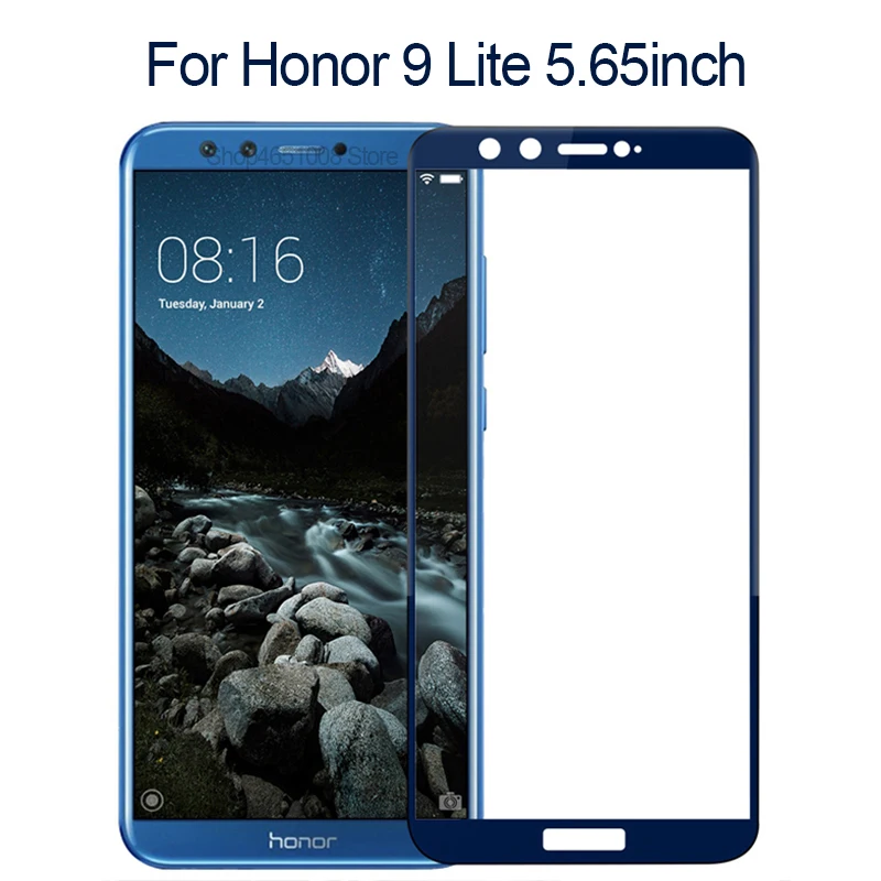 

For Huawei Honor 9 lite light Protective Glass on honer 9 life 9lite Full Cover Screen Protector Tempered Glass on honar 9 lite