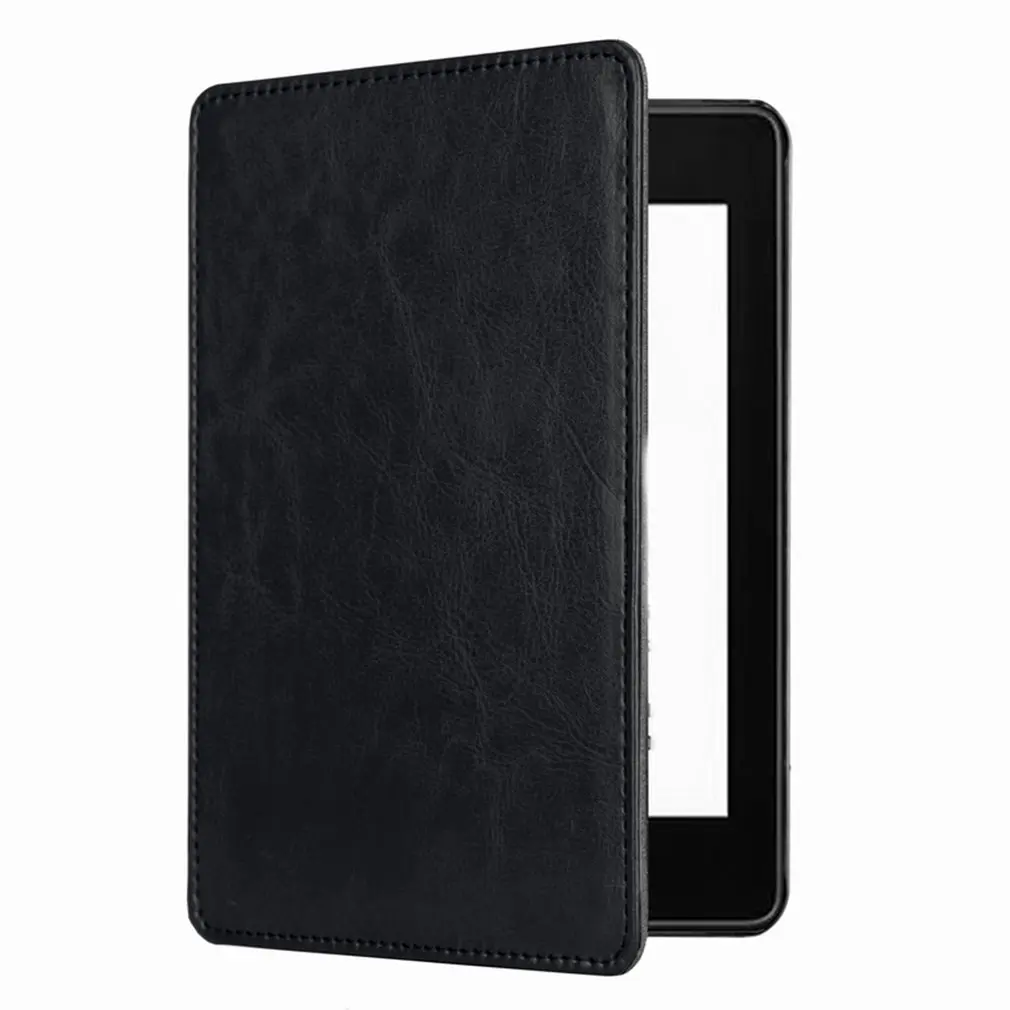 

Magnetic PU Leather Solid Color Protective Case Cover Full Cover Case For Kindle Paperwhite 4 Anti-dust Impact Protective