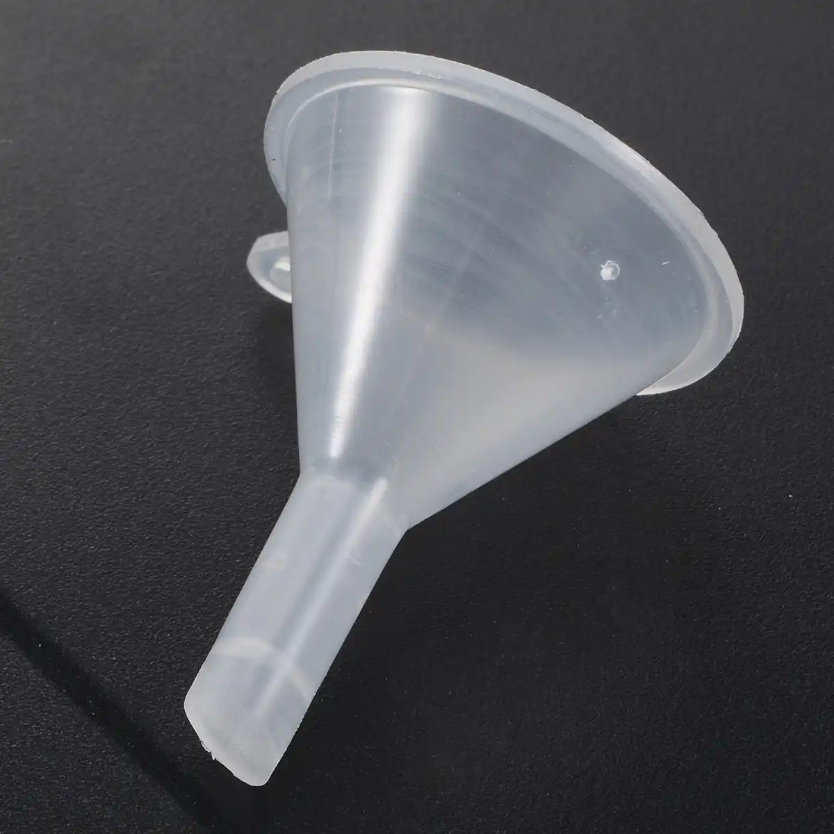 5pcs Clear Plastic Funnels Transparent Funnel Hopper Mini Oil