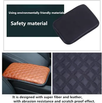 

hot Car accessories Auto Seat Armrests Box Mat Vehicle Protective Soft Mats for Porsche cayenne macan 911 panamera 997 996 918