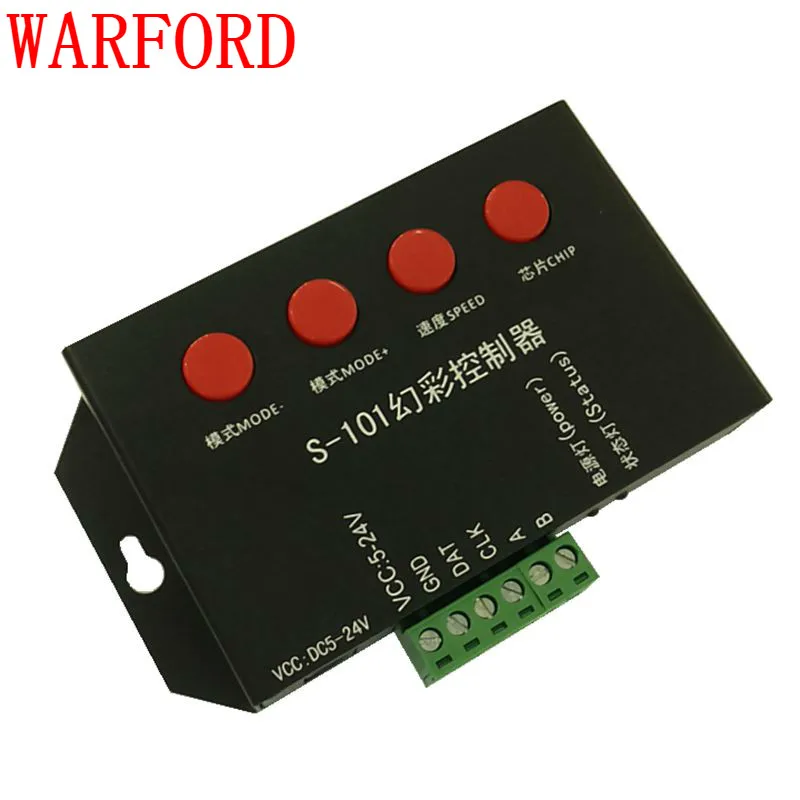 

S-101 DMX512 Dream color led controller use for WS2812b WS2811 WS2813 APA102 UCS1903 TM1812 led strip light lamp