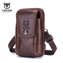 BULLCAPTAIN мужская кожаная сумка для сигарет, поясная сумка, маленькая сумка для денег, карман для телефона, поясная сумка, кошелек 10