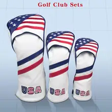 Чехол для клюшки для гольфа со звездами США и полосками флаг стиль для клюшки