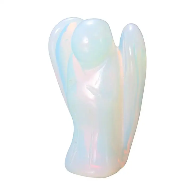1.5-Inch Opal Natural Angel Crystal Pendant Sculpture Handicrafts Ornaments Used As Jewelry Accessories Such As Jewelry Pendant 1.5-Inch Opal Natural Angel Crystal Pendant Sculpture Handicrafts Ornaments Used As Jewelry Accessories Such As Jewelry Pendant