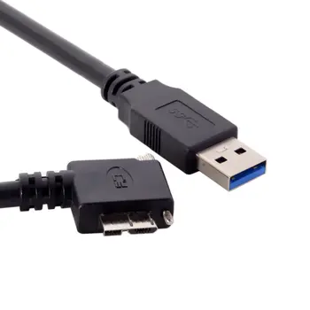 

CY 3m Micro USB Screw Mount 90 Degree Right Angled to 3.0 Data Cable for Industrial Camera