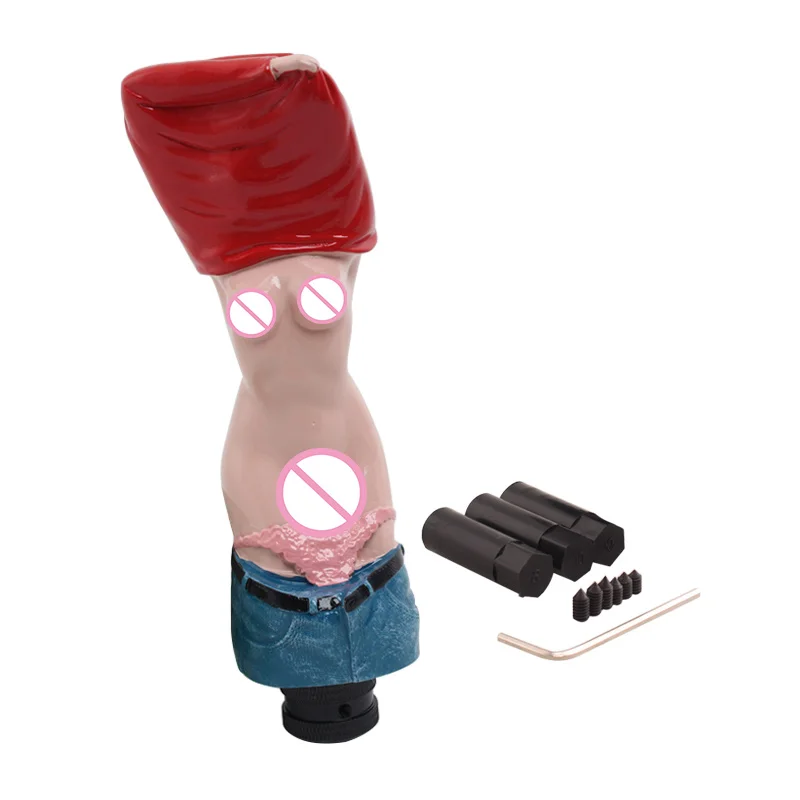 

Red Goddess Series Semi-naked Sexy Lady Hot Girl Car Truck Manual Stick Gear Shifter Knob Lever Custom Universal