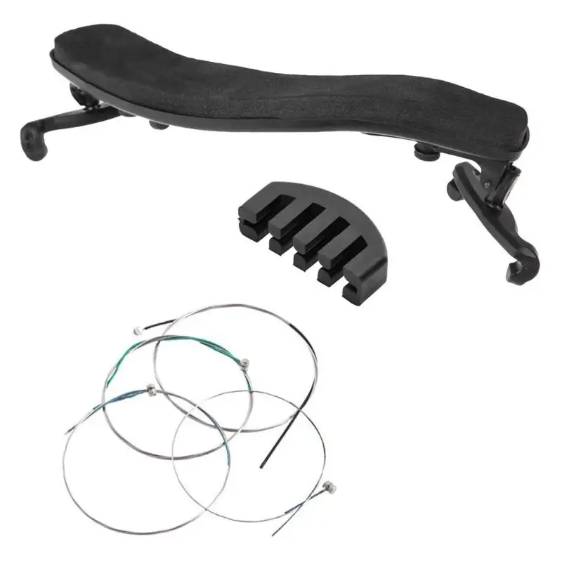 

3 in 1 3/4 4/4 Violin Shoulder Rest Violin Shoulder Pad Mute Muffler Strings Violion Protector Parts Accessory