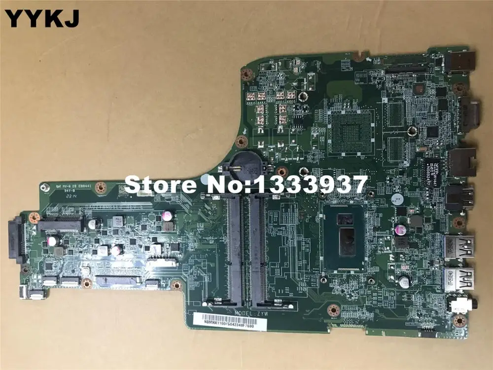 Материнская плата для ноутбука ACER DA0ZYWMB6E0 NBMX1100450 aceller aspire E5-771G E5-771 ZYW материнская