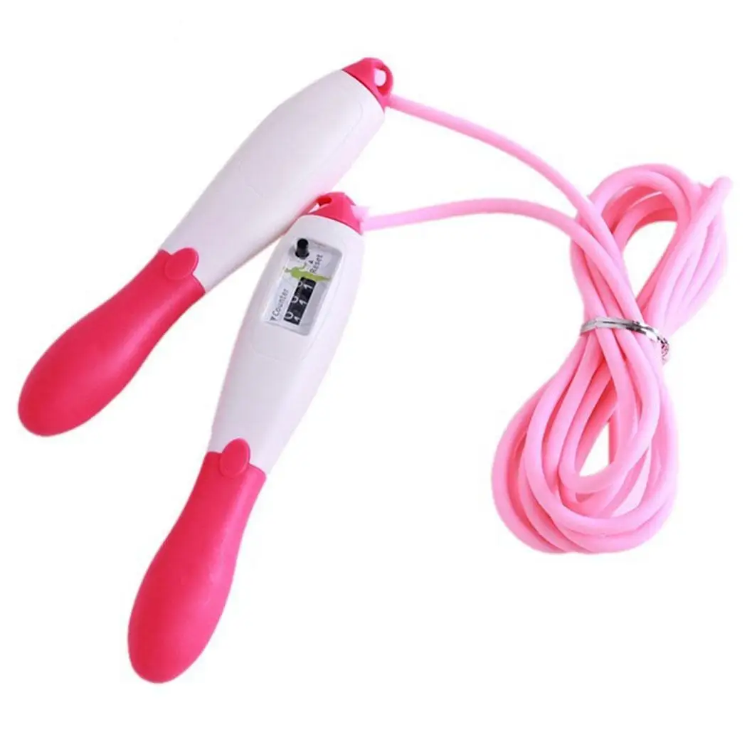 

Jump Rope Sport Fast Speed Counting 2.7m/106.3inch Adjustable Jumping Ropes With Counter