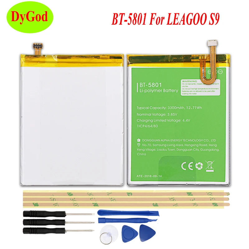 3300 мАч для LEAGOO S9 BT-5801 аккумулятор смартфона высокое качество запасная батарея с