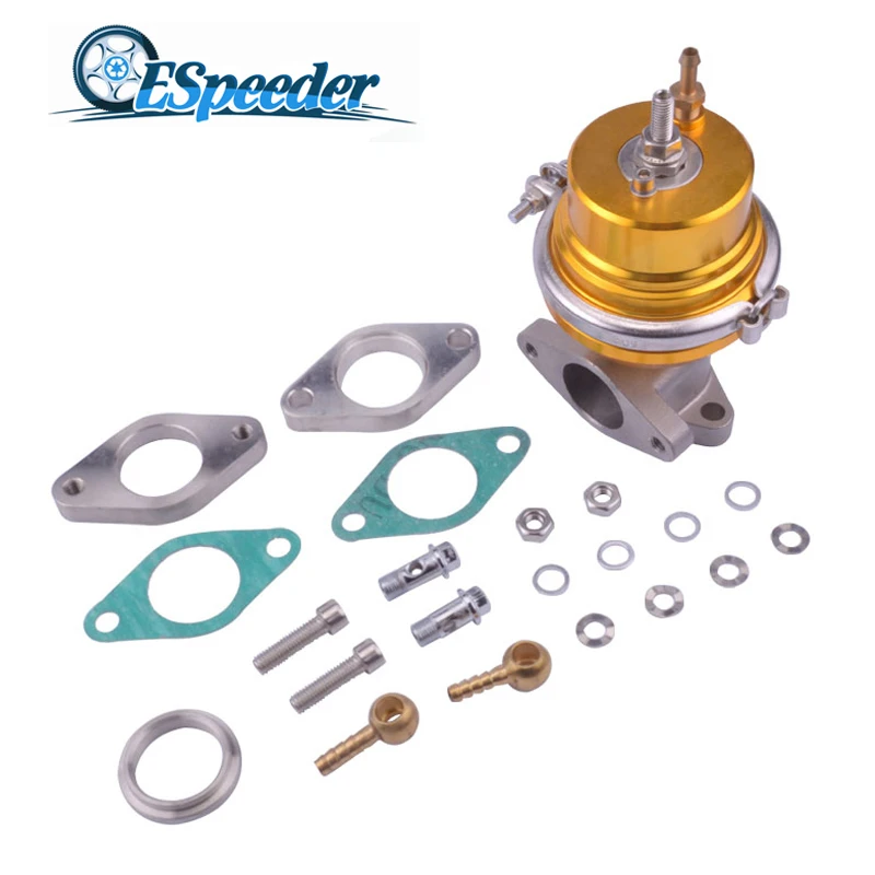 ESPEEDER 35 мм Универсальный Весна Регулируемый Wastegate Turbo внешний Золото Высокая