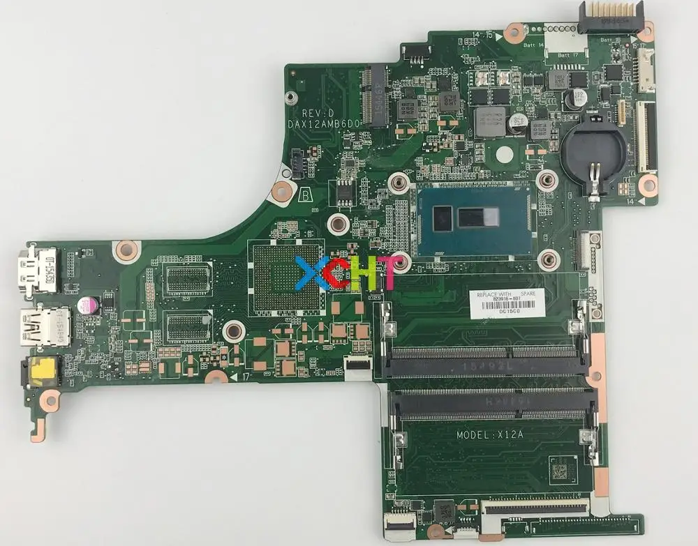 

823916-601 823916-501 823916-001 UMA w i3-5020U CPU DAX12AMB6D0 for HP Pavilion Notebook 15-AB Series PC Motherboard Tested
