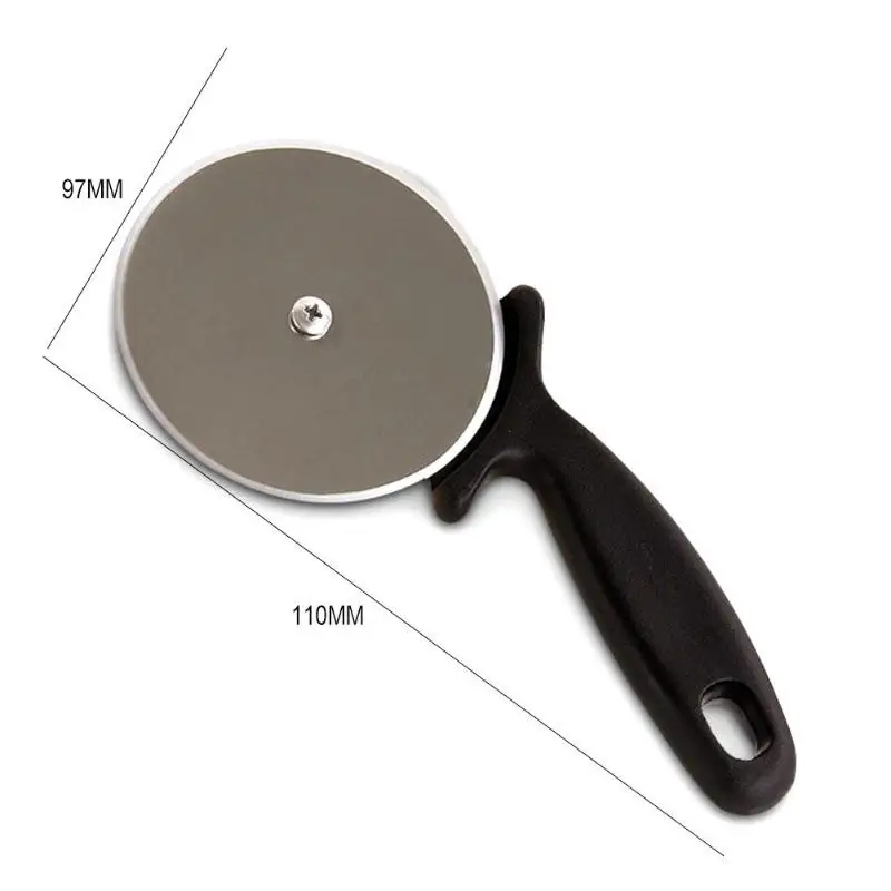 1PC Stainless Steel Pizza Cutter Knife Round Pizza Wheels for Pizza Pies Waffles Cutter Separator Kitchen Tools Gadget