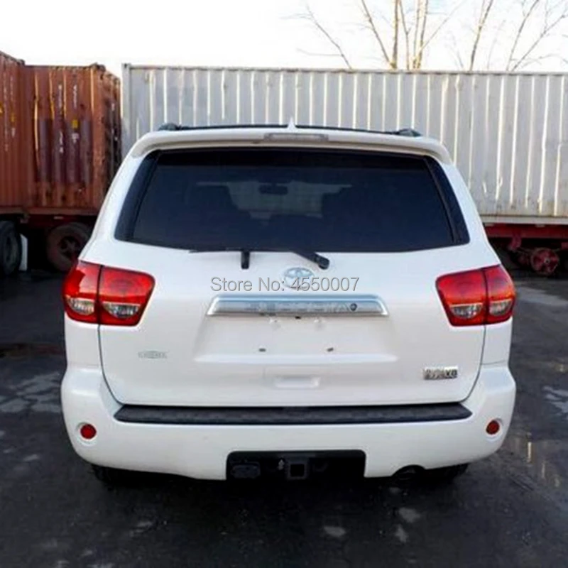 

UBUYUWANT High Quality ABS Plastic Rear Trunk Boot Wing Rear Lip Spoiler For Toyota Sequoia Spoiler 2008-2014