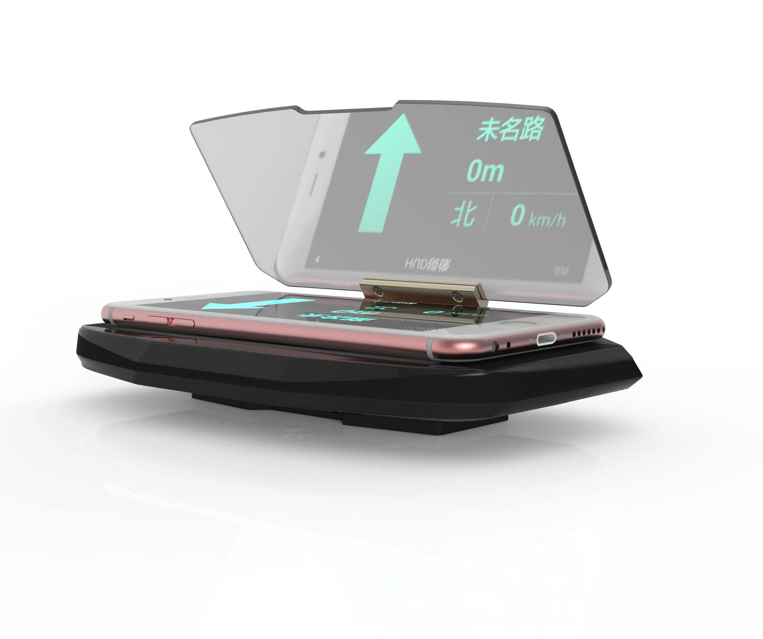 Автомобилей HUD Head Up Дисплей Скорость Предупреждение gps навигации кронштейн для