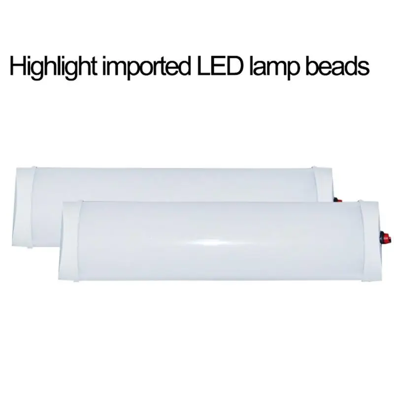 

12V 24V Car Interior LED Light Bar Trunk Reading Lamp LED three-row roof light for Van Lorry Truck Camper Boat