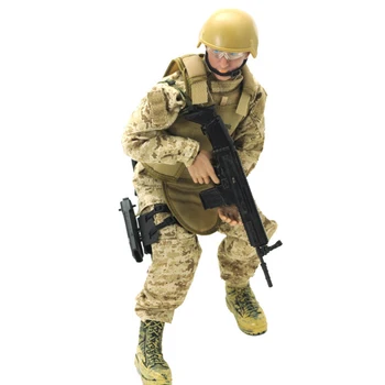

30cm 1:6 Realistic Solider Military Model Building Toy Gift with Movable Joint for Children - Navy Seal Military Police Soldier