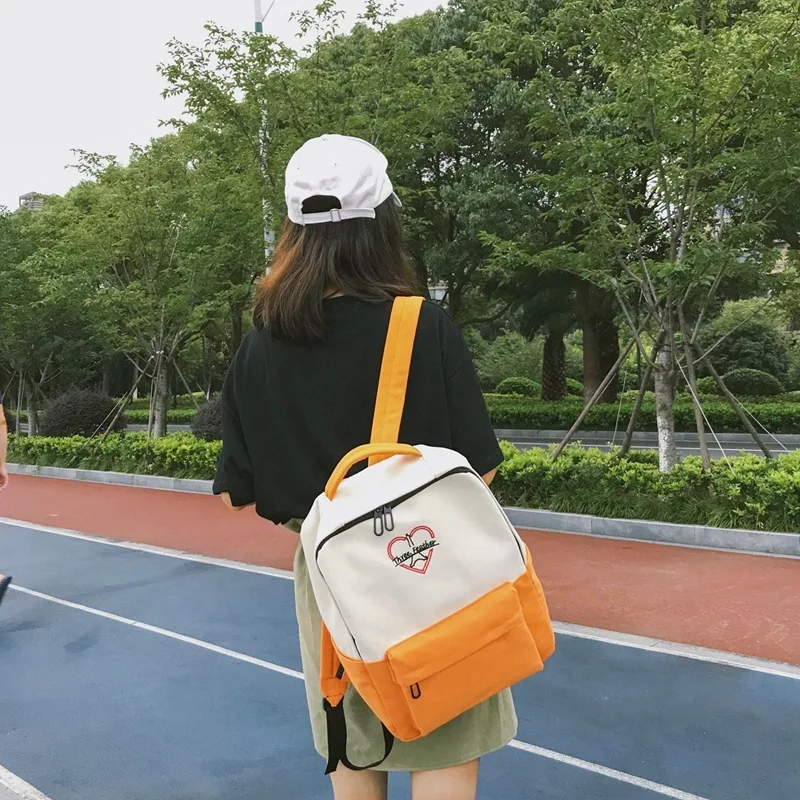 

2019 Female High Quality Canvas Travel Backpack Women Mochila Feminina Sac A Dos Back Pack School Bags For Teenage Girl Rucksack