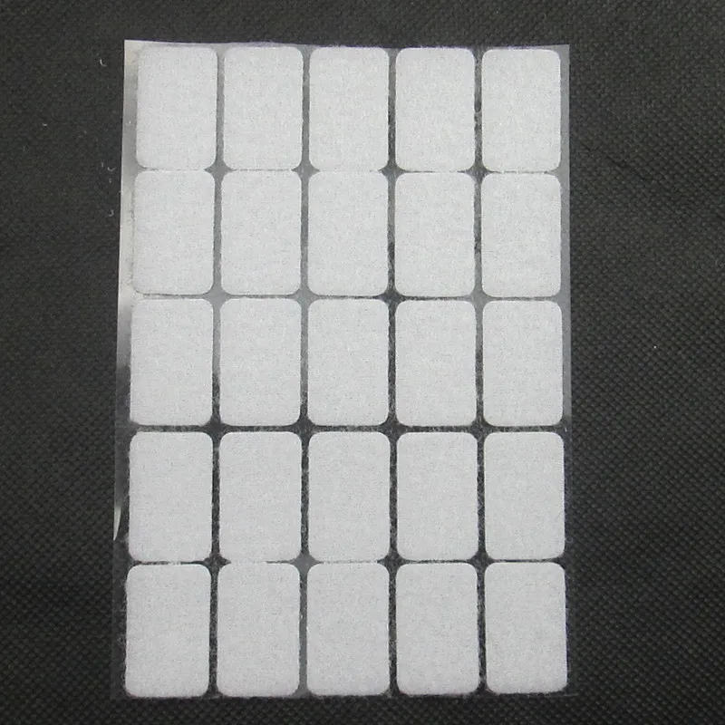 Белый и черный 2*3 см 50 пар Волшебная нейлоновая квадратная наклейка двухсторонние клейкие крючки петли колодки точка лента с липучками для шитья Ремесло