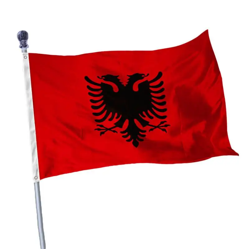 

90*150cm Flags Polyester Flag Banner for Festival Home Decoration Albania Drop Shipping