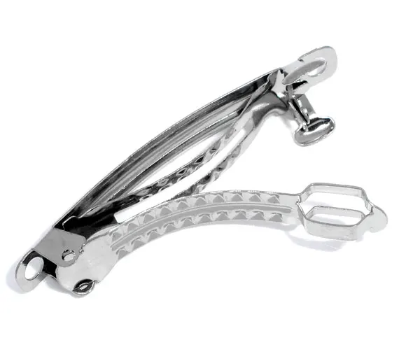 

30 Silver Tone Hair Barrette Clips Findings 50x6mm (B06404)
