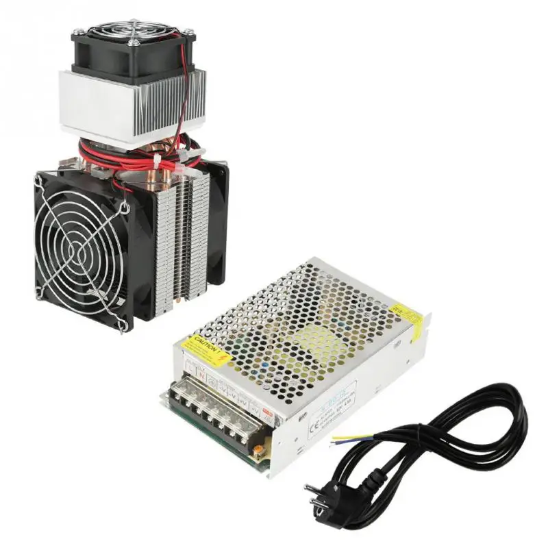 

220V 72W Thermoelectric Peltier Refrigeration Cooling System Kit Semiconductor Cooler Large Cold Conduction EU Plug