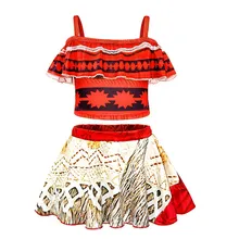 AmzBarley/платье для девочек, Моана, пляжная одежда для купания, детский летний купальный костюм, одежда для детей