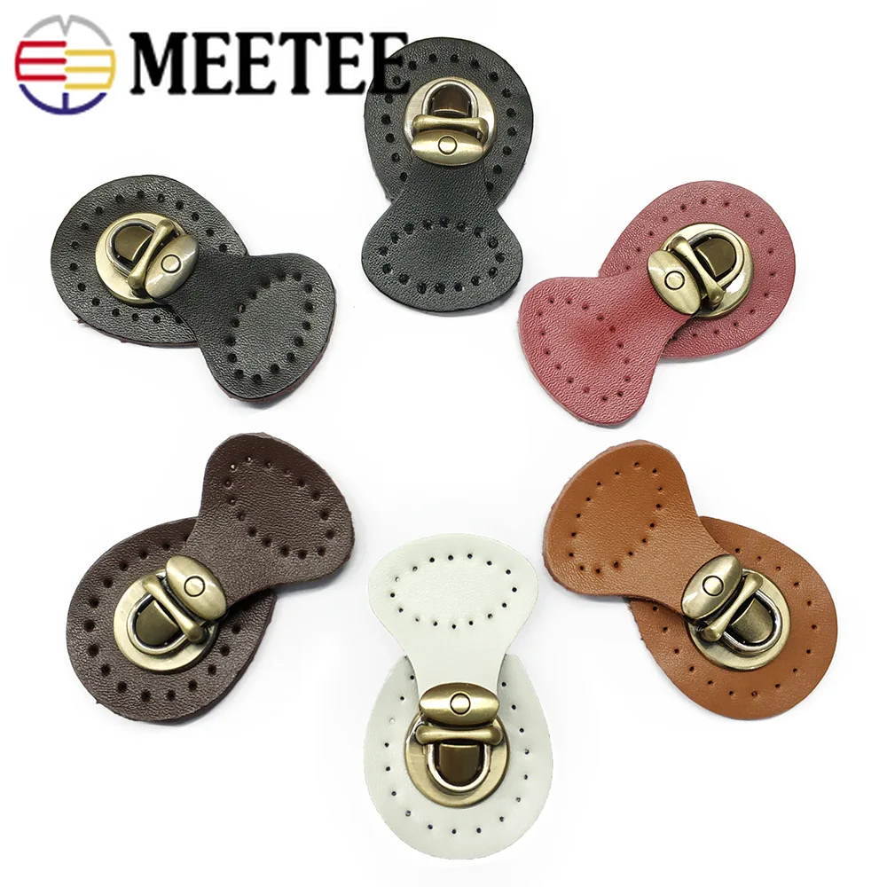 2Pcs PU Leather Bag Locks Fashion Handbag Hasp Buckles Women Shoulder bag Mortise Lock Clasps Closure DIY Hardware Accessories | Дом и сад