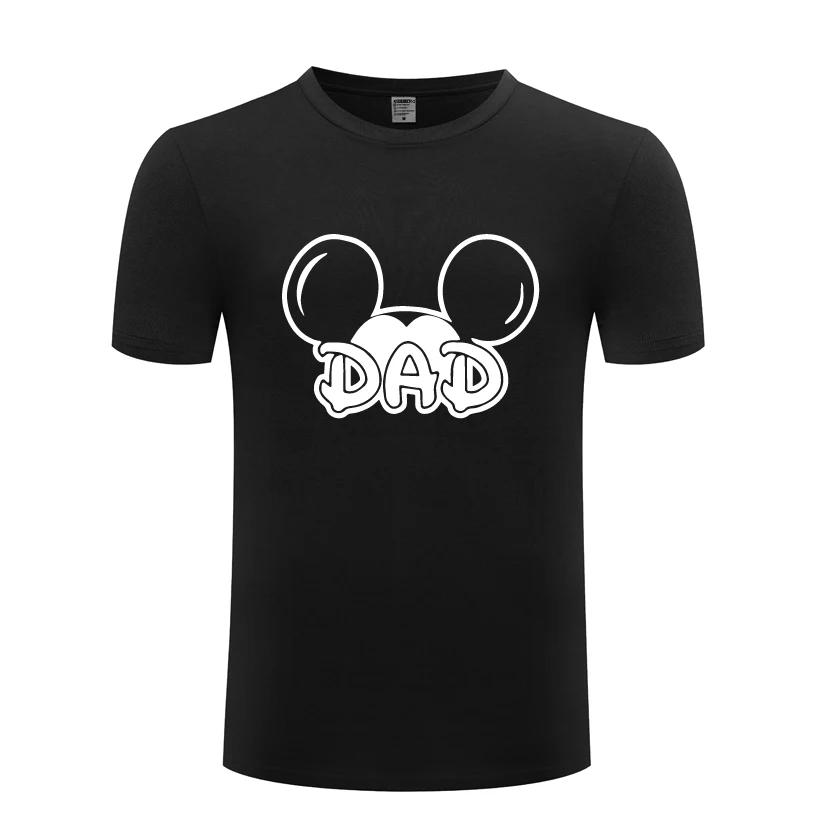 

Mickey Dad Novelty Creative Gift Mens Men T Shirt Tshirt 2018 New Short Sleeve O Neck Cotton Casual T-shirt Top Tee