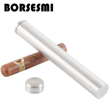 

High quality single cigar tube cigar case pipe tools holder pocket smoking accessories Cigar tube