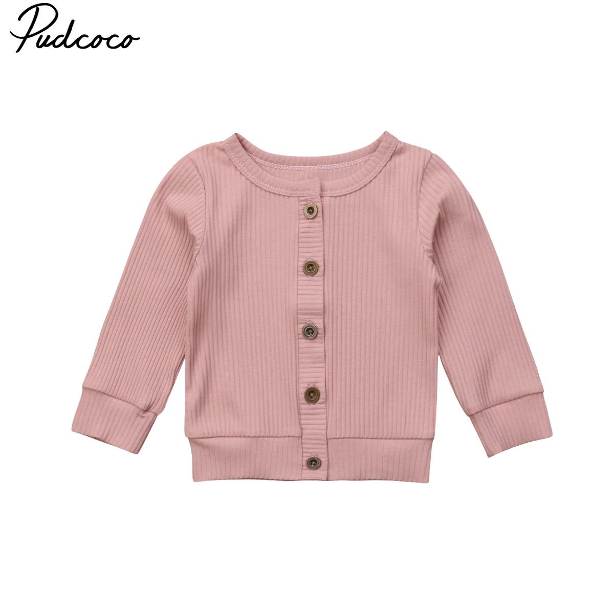 Kids Infant Baby Girl Sweater Long Sleeve Button Down Knitted Sweater Cardigan Coat 3-24 Months