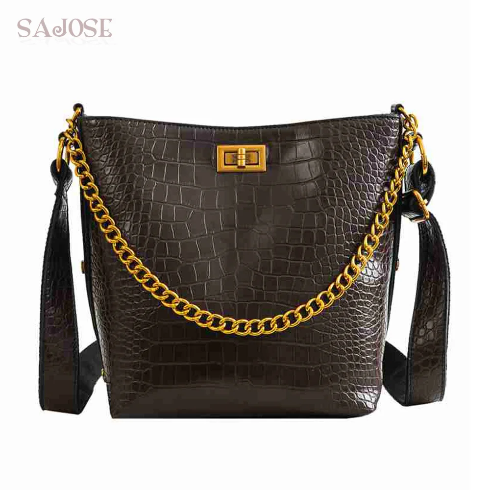 

Crossbody Bags For Girls Women Fashion Brand Leather Handbag Vintage Bucket Shoulder High Quality Designer Female Messenger Bag