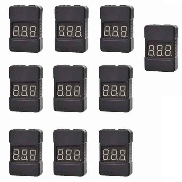 

RCtown 10pcs/lot Hotrc BX100 1-8S Indicator RC Li-ion Lipo Battery Tester Low Voltage Buzzer Alarm RC Tools