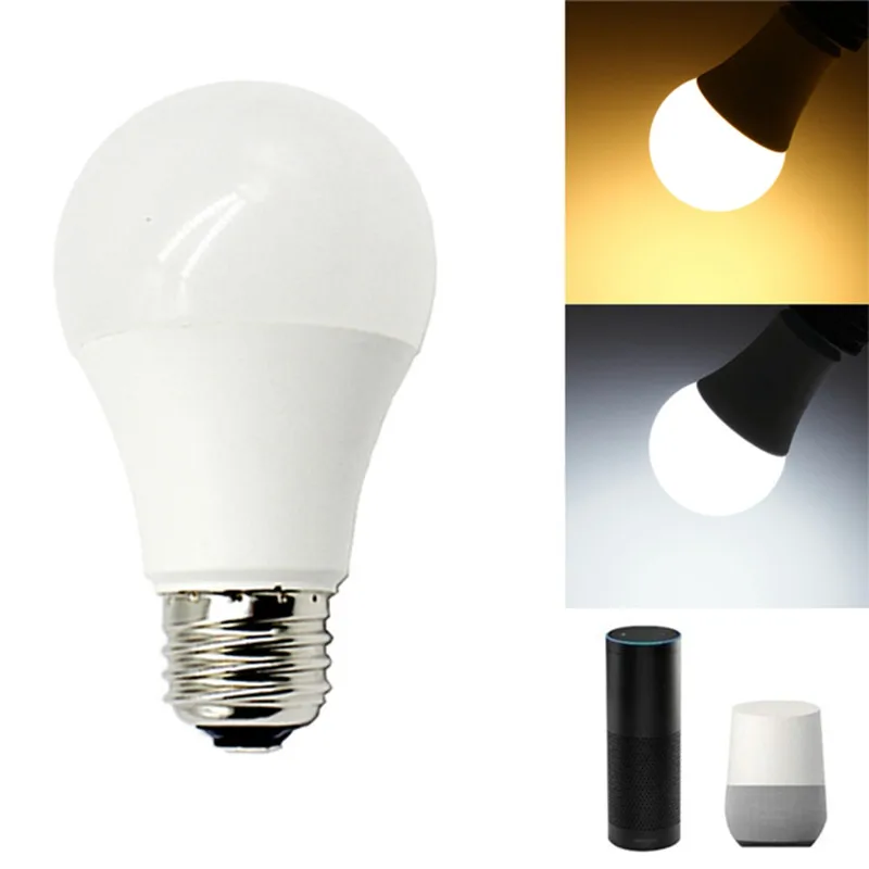 

CLAITE LED Bulb Lamps E27 12W Smart IC WIFI LED Light Bulb Work with Alexa Goolge AC110-220V Dimming Lampada Bombilla Lamp