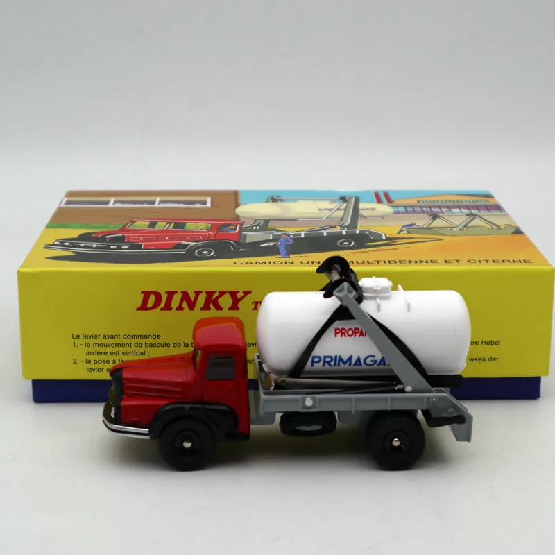 1/43 Atlas Dinky 805 грузовика Unic Multibenne Marrel и tank Primagaz литье под давлением коллекция